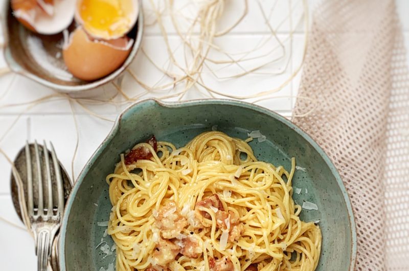 Spaghetti Rustica à la carbonara