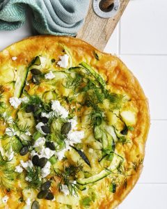 Frittata met courgette