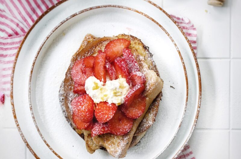Pain perdu met Hoogstraten Aardbeien