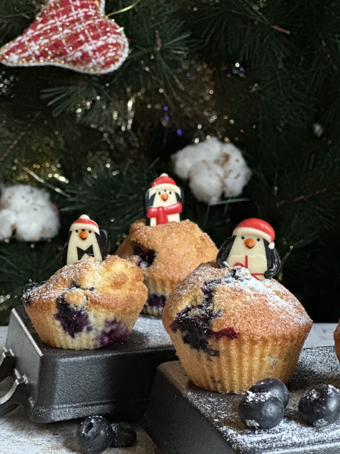 Bosbessen muffins